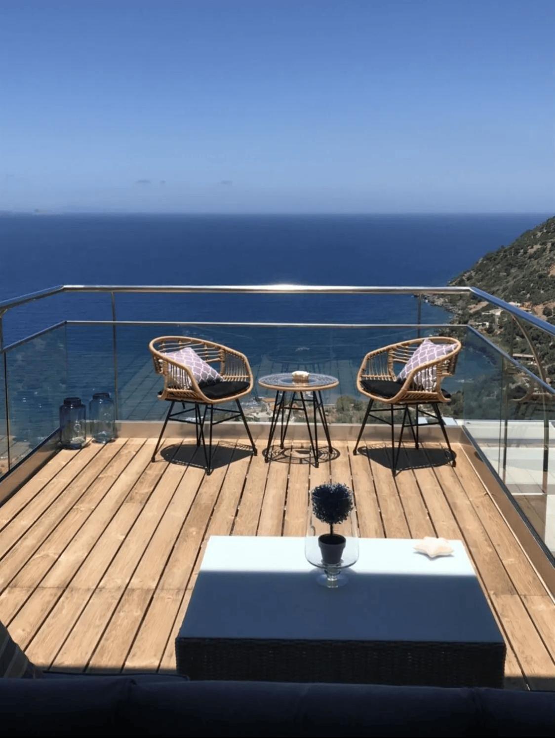 Beachfront Ravdoucha Epavlis Eleni Villa - Pool, Hot Tub, Gym, Sauna, Private Parking, Wifi Hanya Dış mekan fotoğraf